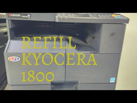How to refill Kyocera TASKalfa 1800 machine