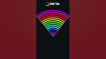 This Pendulum Wave Is So COLORFUL | Trippy! #polyrhythms #satisfying #shorts