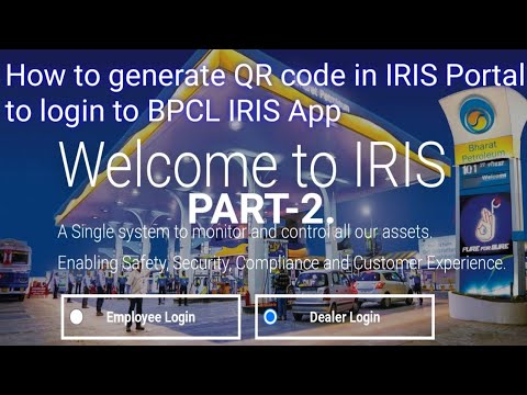 Part-2 | How to generate QR code in IRIS Portal to login to BPCL IRIS App | @Techno Place