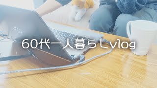 【64歳一人暮らし】在宅ワークのパートで時給2000円？/ローソン/大学芋/おばあちゃんのなすの揚げ浸し/目玉焼きご飯【料理vlog】