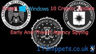 Get The Windows 10 Creator Update Now, Defeat The NSA Exploits - #itsnippets.co.uk