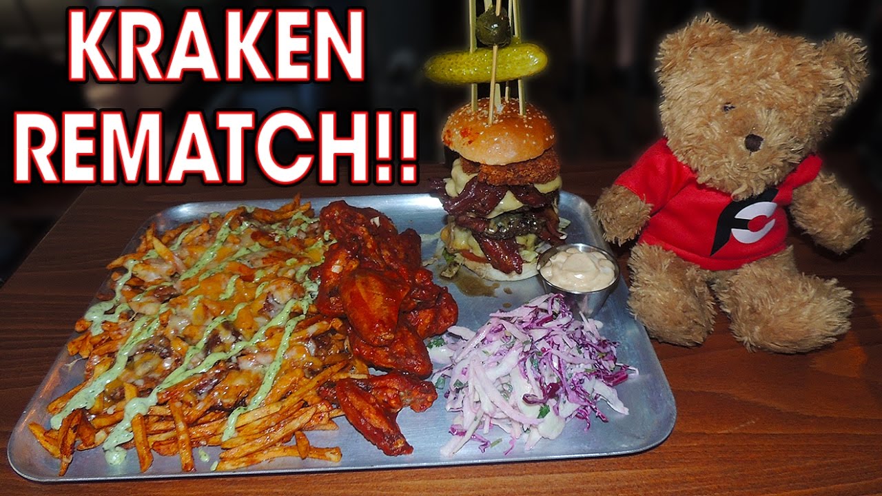 KRAKEN Burger Challenge REMATCH in BRISTOL!!