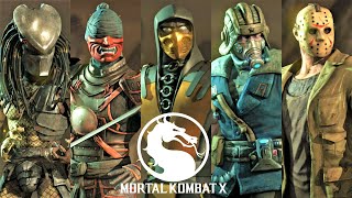 Mortal Kombat X - All Costumes / Skins Showcase (4K 60FPS)