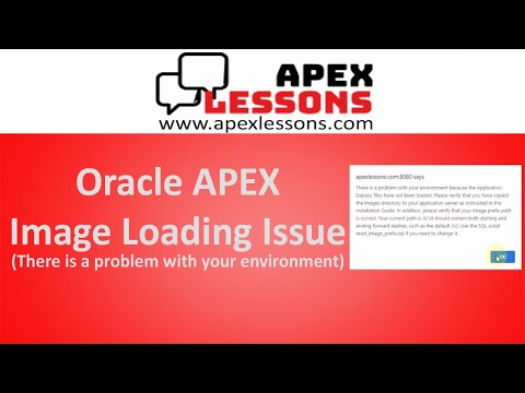 Oracle APEX Image Loading Issue resolved (Apache Tomcat)