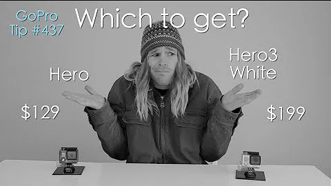 Hero vs Hero3 White - Which to get? GoPro Tip #437 | MicBergsma