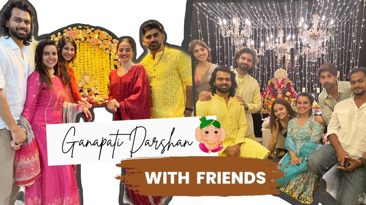 Ganpati Bappa Darshan with My Buddies Memories Festival Bhavini #bhavinivlo...