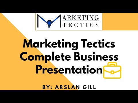 Marketing Tectics Business Complete Presentation(Urdu/Hindi)