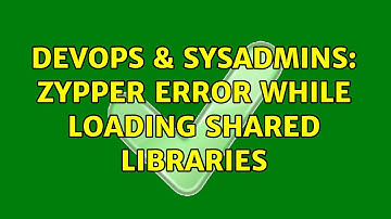 DevOps & SysAdmins: Zypper error while loading shared libraries (3 Solutions!!)