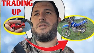 How I Traded a hot wheels toy up to a real motorcycle.