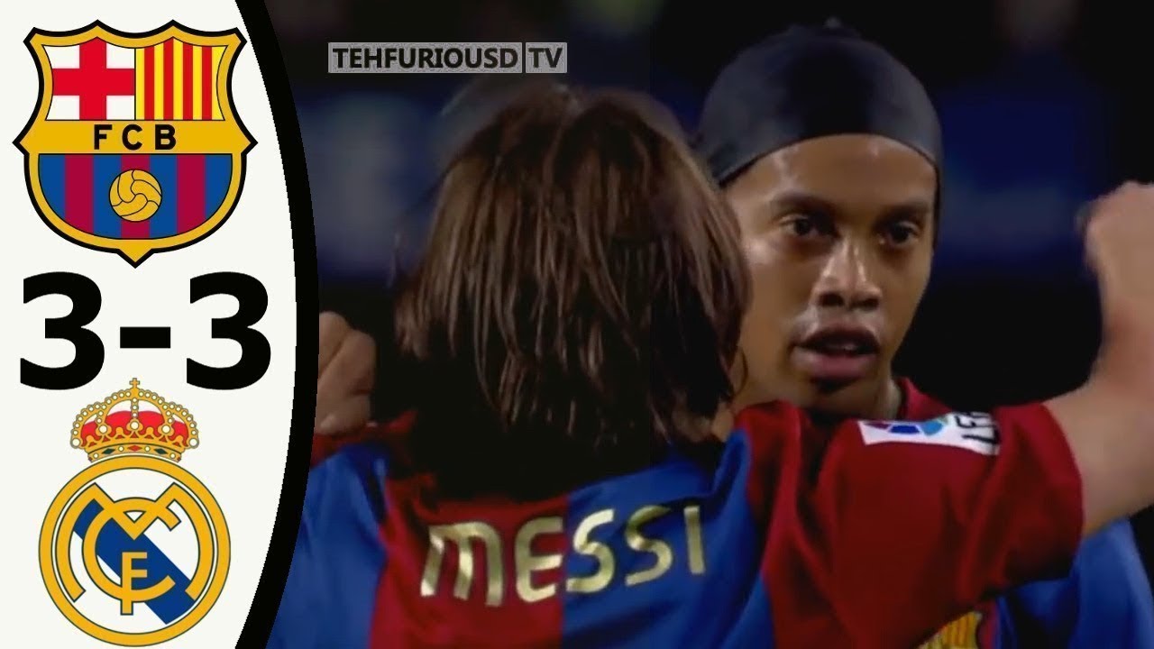 FC Barcelona Vs Real Madrid 3 3 All Goals And Highlights 2006 2007 fc-barcelona-vs-real-madrid-3-3-all-goals-and-highlights-2006-2007