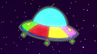 Easy Step By step Spaceship Drawing | How To Draw Videos for Kids