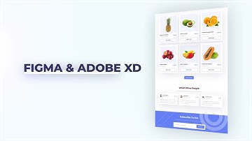Fruit E-commerce Website Design Figma & Adobe XD - #figma #adobe #adobexd #ui #design #dashboard