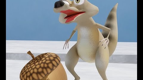 ICE AGE Scrat Animation Short Test