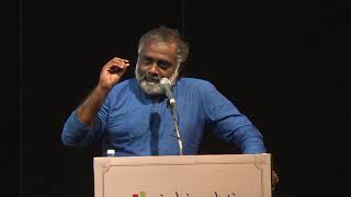 Mr. Shreedhar. Artist, Sculptor and Designer speaking on Life without art at #ChennaiLitFest