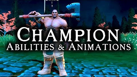 Champion Abilities & Animations - Crowfall Pre-Alpha 1.1