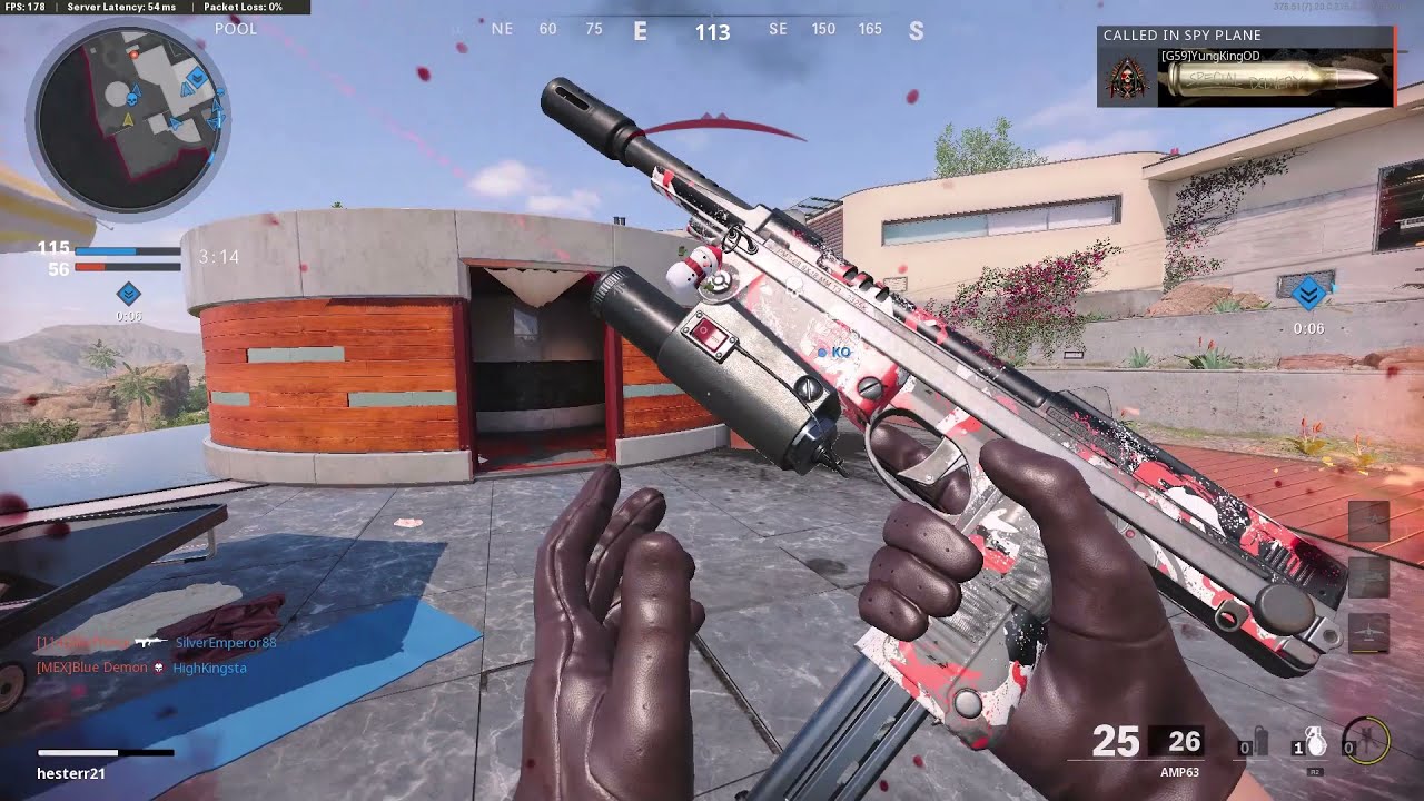 NEW MODE-12v12 CRANKED HARDPOINT !! (53 kills leveling up pistol 1300spm)