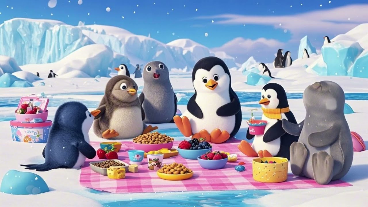 🐧 Penguin Picnic | Fun Kids Song & Play Along! 🧺❄️
