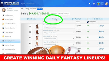 Daily Fantasy Optimizer for DraftKings and FanDuel