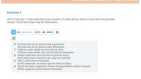 UNIT 9-1: Reflexive and other pronouns Practice 1 | Mygrammarlab Intermediate | Haleymama
