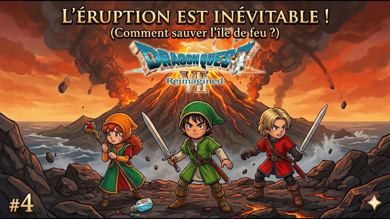 L’éruption est inévitable ! Comment sauver l'île de feu ? - Dragon Quest VII Reimagined #4