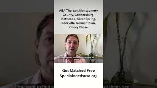 ABA Therapy Montgomery County, Gaithersburg, Bethesda, etc... | Special Needs Care Network #aba
