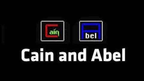 Cain and Abel for Password Cracking