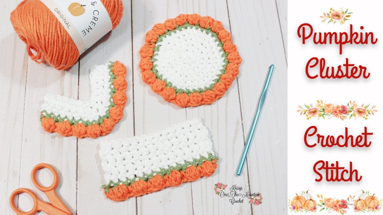 Pumpkin Pot Scrubber  Free Crochet Pattern - Krissys Over The Mountain  Crochet