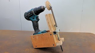 How to make a saw that runs on a hand drill / Homemade hand saw