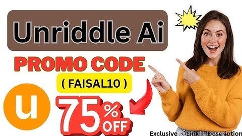 Unriddle Ai Discount Code 2025 | Unriddle 75%OFF Promo Codes | Unriddle Promo Codes |OFF Unriddle Ai