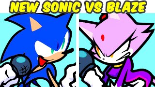 Friday Night Funkin' VS SONIC VS Blaze | FNF Rappets VS Sonic Rush (FNF MOD/OneShot)