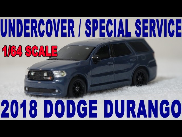1/64 Undercover Police 2018 Dodge Durango GREENLIGHT - YouTube