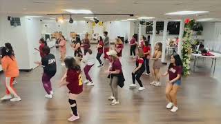 Balikbayan Slide Line Dance / ZUMBA  DANCE by DMV ZUMBANIANS with ZIN GRACE VALERA