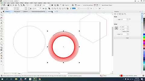 Corel Draw Tips & Tricks Stitch Effect for a Circle Transform docker