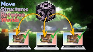 How to Move Structures Between Worlds - MINECRAFT EDUCATION