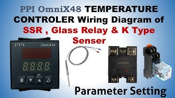 PPI OmniX48 Temp Controller wiring connection of Glass Relay, Temp senser & SSR @rvelectricalguide
