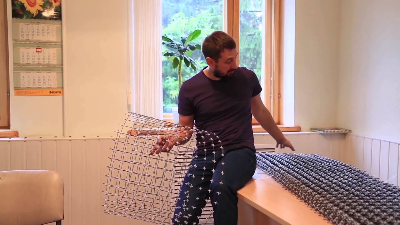 Композитная (базальтопластиковая) кладочная сетка Дилер Композит - YouTube