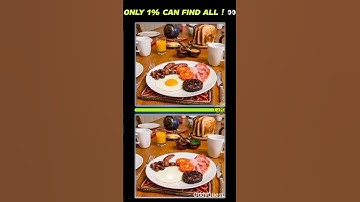 👀 Only 1% Can Find All 5 Differences in 10 Seconds! 😱