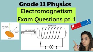 Grade 11 Electromagnetism Exam Questions Part 1