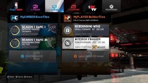 Help me 2k support with getting my 2k20 build back