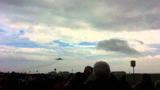 RAF Leuchars Airshow 2011 Vulcan Bomber Arriving