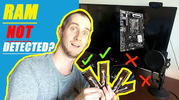 RAM NOT DETECTED BY YOUR COMPUTER??? EASY FIX