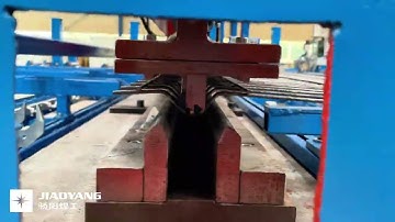 Fully automatic fence welding production line