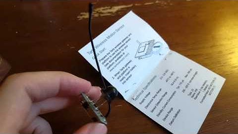 Tarts Wireless Motion for Arduino + Raspberry Pi