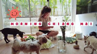 Vlog | Spend a lazy morning with me in Chiang Mai ☕️🌼