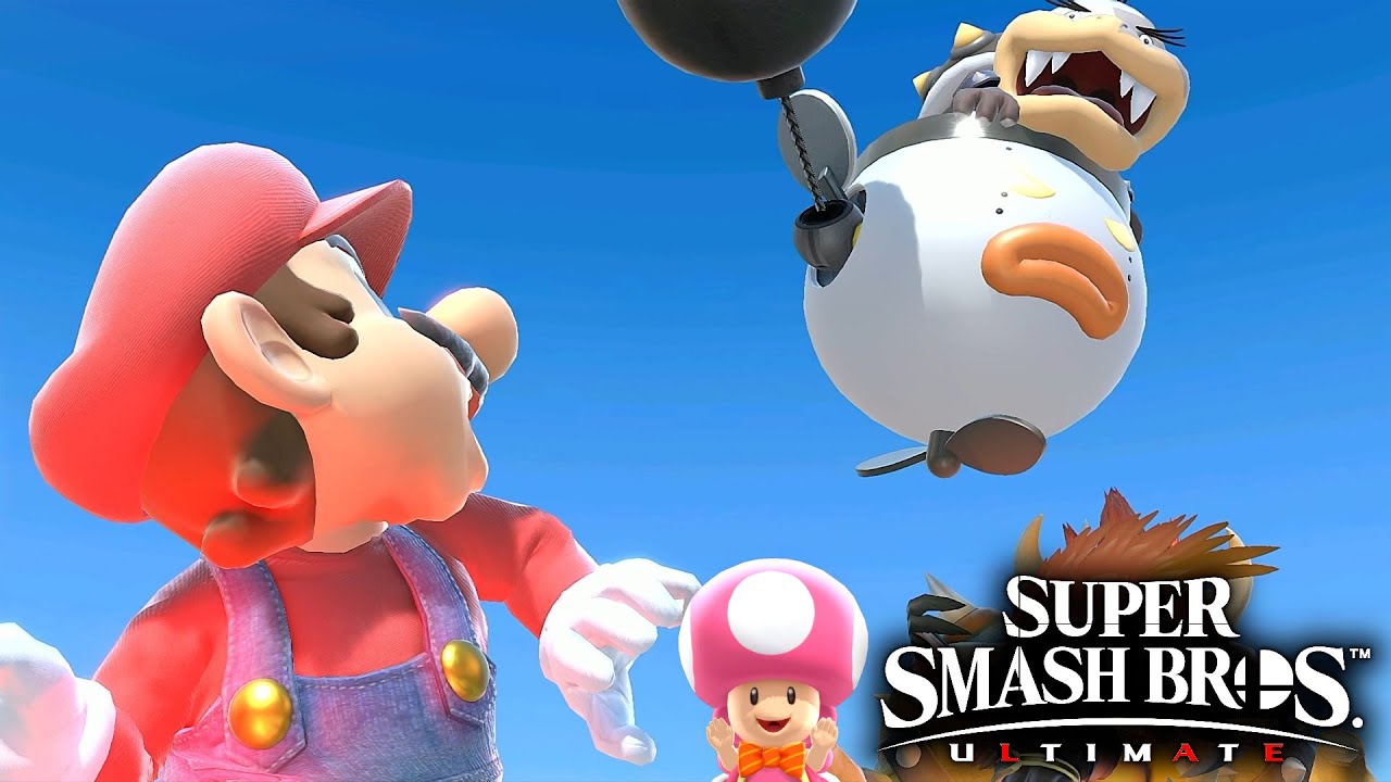 Super Smash Bros Ultimate Mario vs Bowser vs Dark Pit vs Morton in New ...