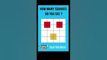 How many Squares do you see? IQ test