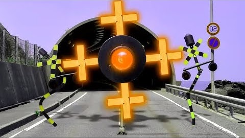 railroad crossing signal highway 🛣️ #railroad #railway #train #railroadcrossing #animation #fumikiri