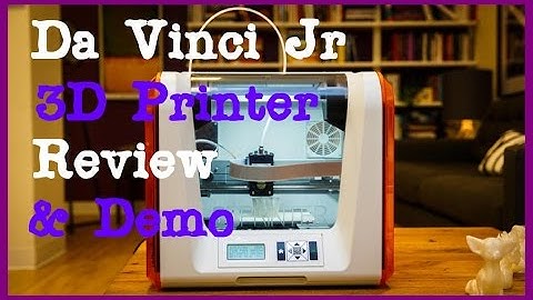 Da Vinci Junior 3D Printer Review And Live Demonstration