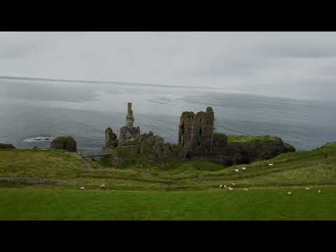 We saw a hidden castle in Scotland 🏰