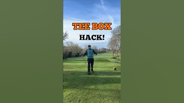 TEE BOX HACK ⛳️ #fyp #foryou #golf #hack #shorts #viral